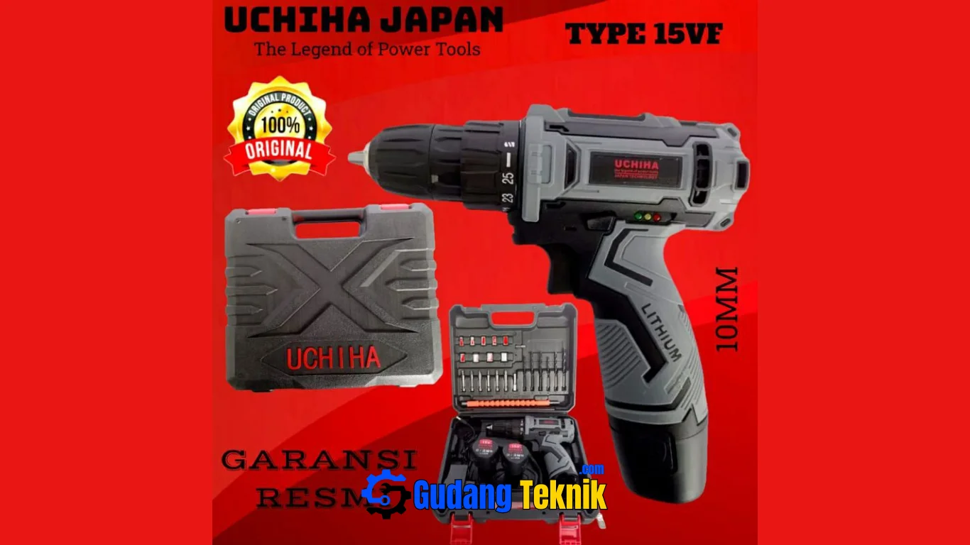 spesifikasi bor cordless Uchiha untuk pekerjaan pengeboran tanpa kabel