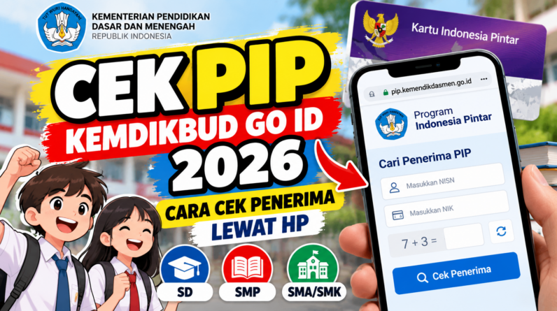 Cara Cek PIP Kemdikbud Go Id 2026